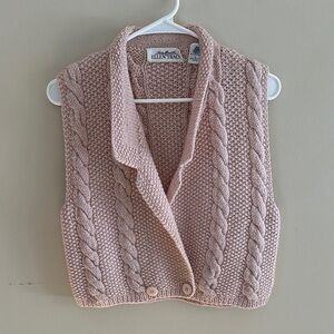 Vintage Cable Knit Vest
